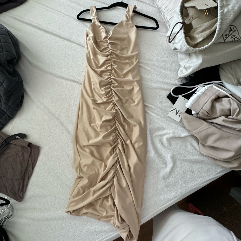 Meshki nude dress
